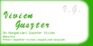 vivien guszter business card